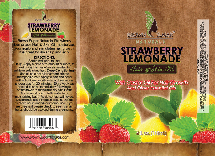 Brown Sugar Natural Strawberry Lemonade 