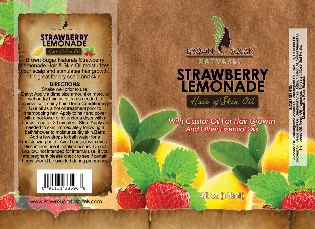 Brown Sugar Natural Strawberry Lemonade 